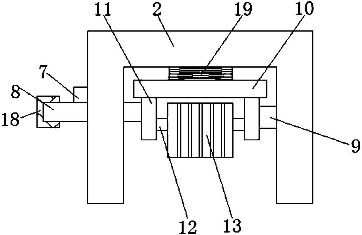 Electric power distribution cabinet convenient to move