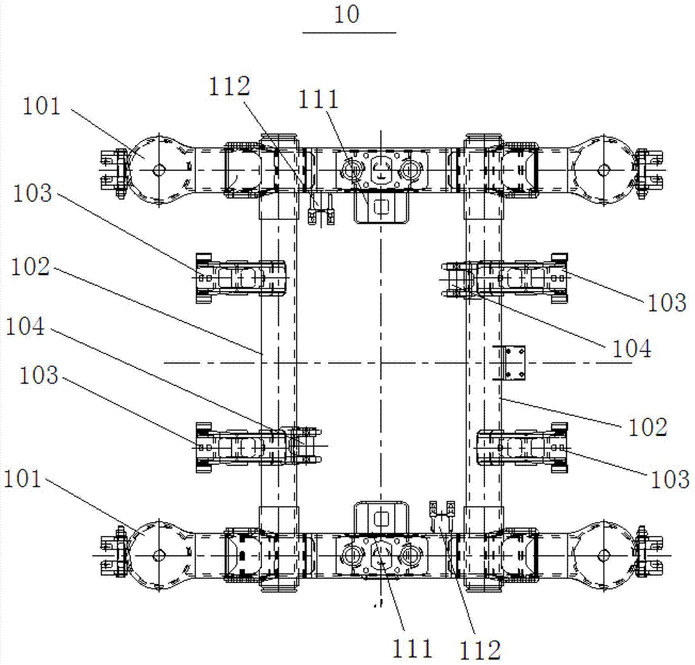 Rail wagon bogie