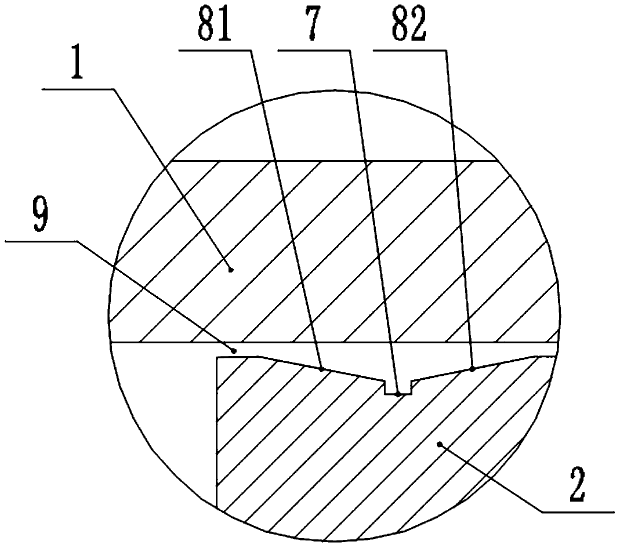 Hydraulic cylinder with gap dynamic sealing piston