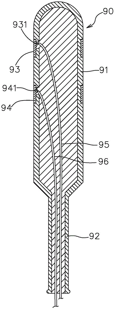 Body cavity sphincter electrotherapy probing rod