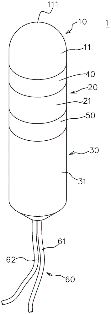 Body cavity sphincter electrotherapy probing rod