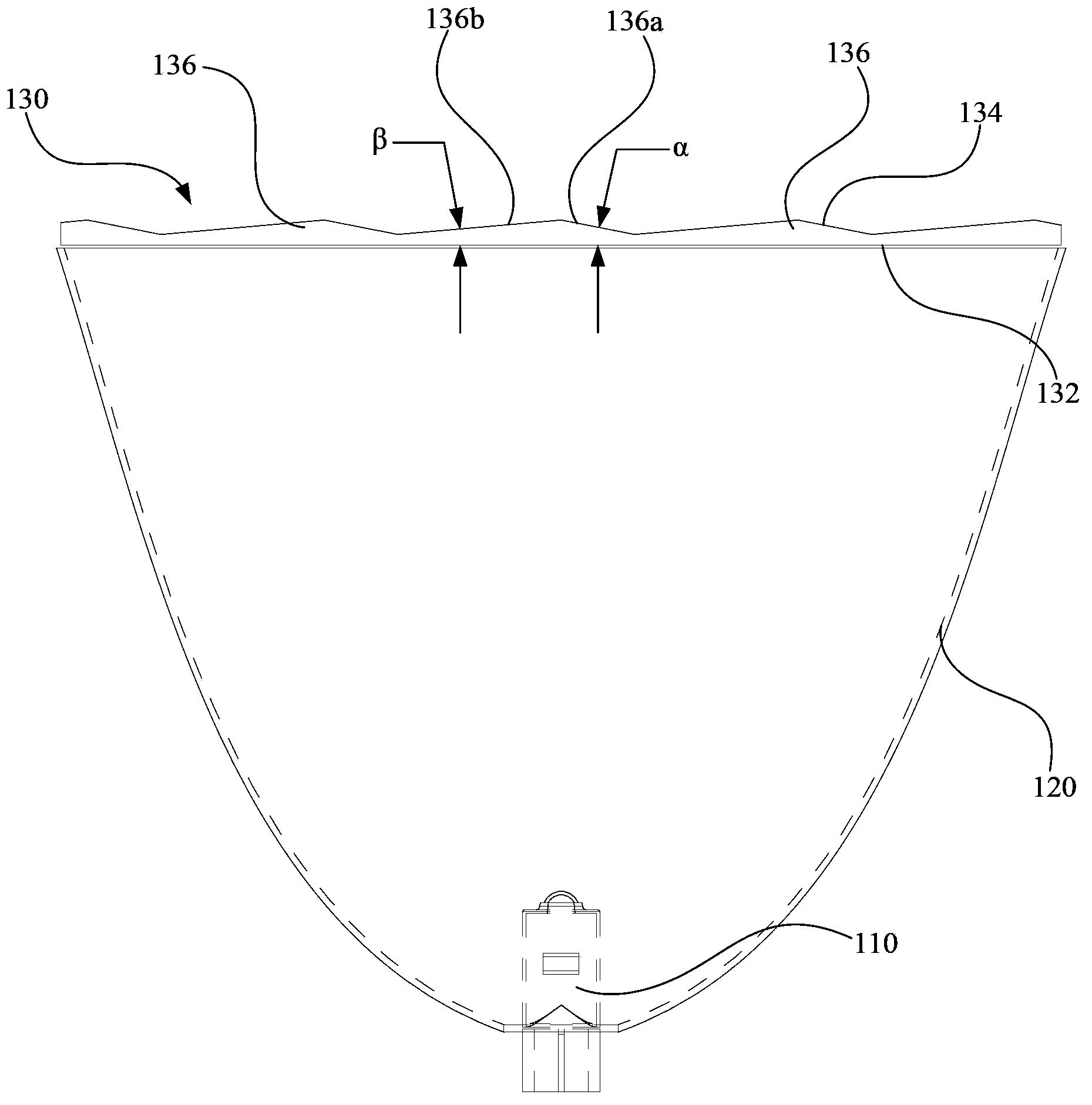 Approach side lamp