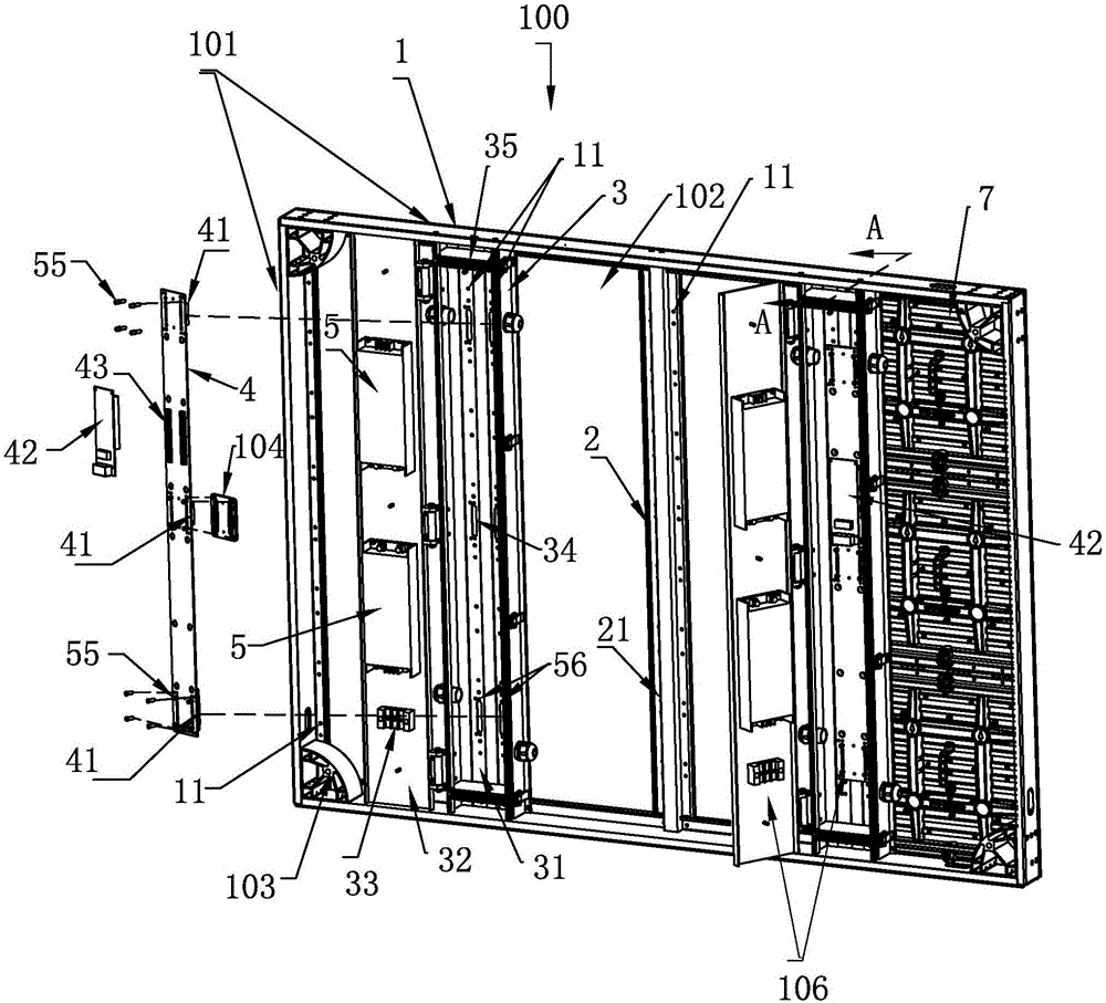 LED display unit screen