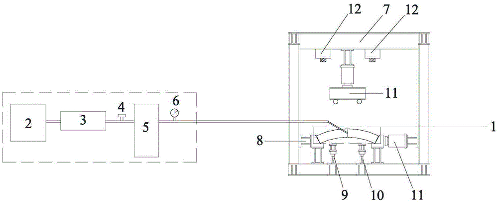 Anti-permeability performance test system for shield tunnel segment circumferential seams