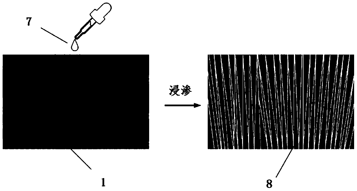 Micro-nano tree-shaped solid oxide electrolytic-cell anode and preparation method thereof