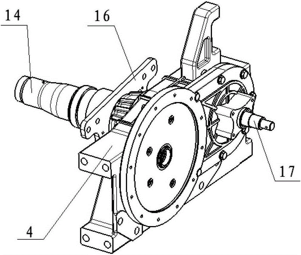 A new energy vehicle wheel side motor drive axle