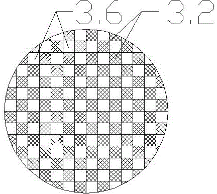 Cylindrical tail gas filter