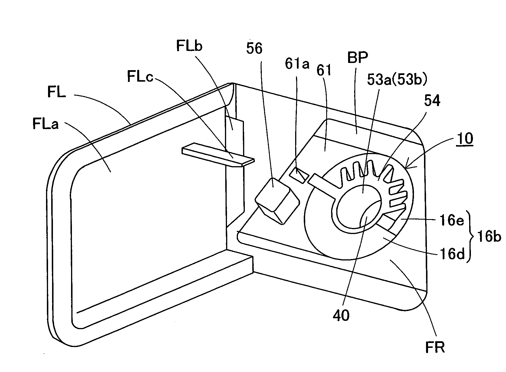 Tank opening-closing device