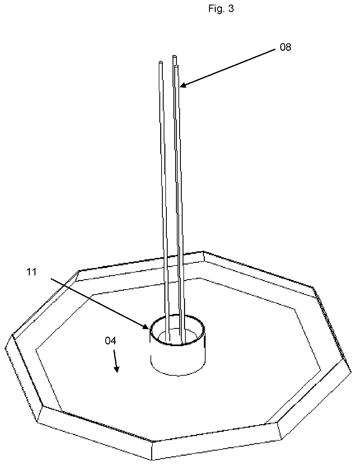 Particle retaining equipment