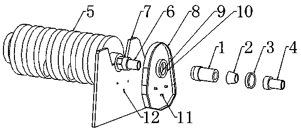 Crankshaft front end oil seal tool capable of precisely positioning and pressing