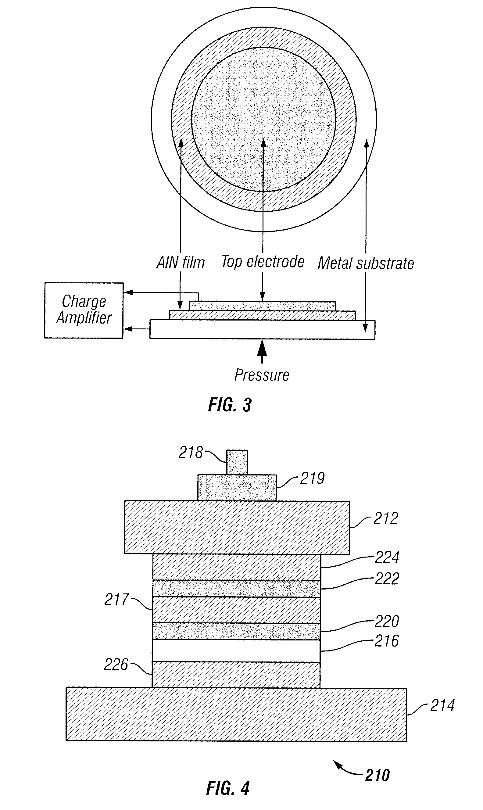 High temperature sustainable piezoelectric sensors using etched or micromachined piezoelectric films