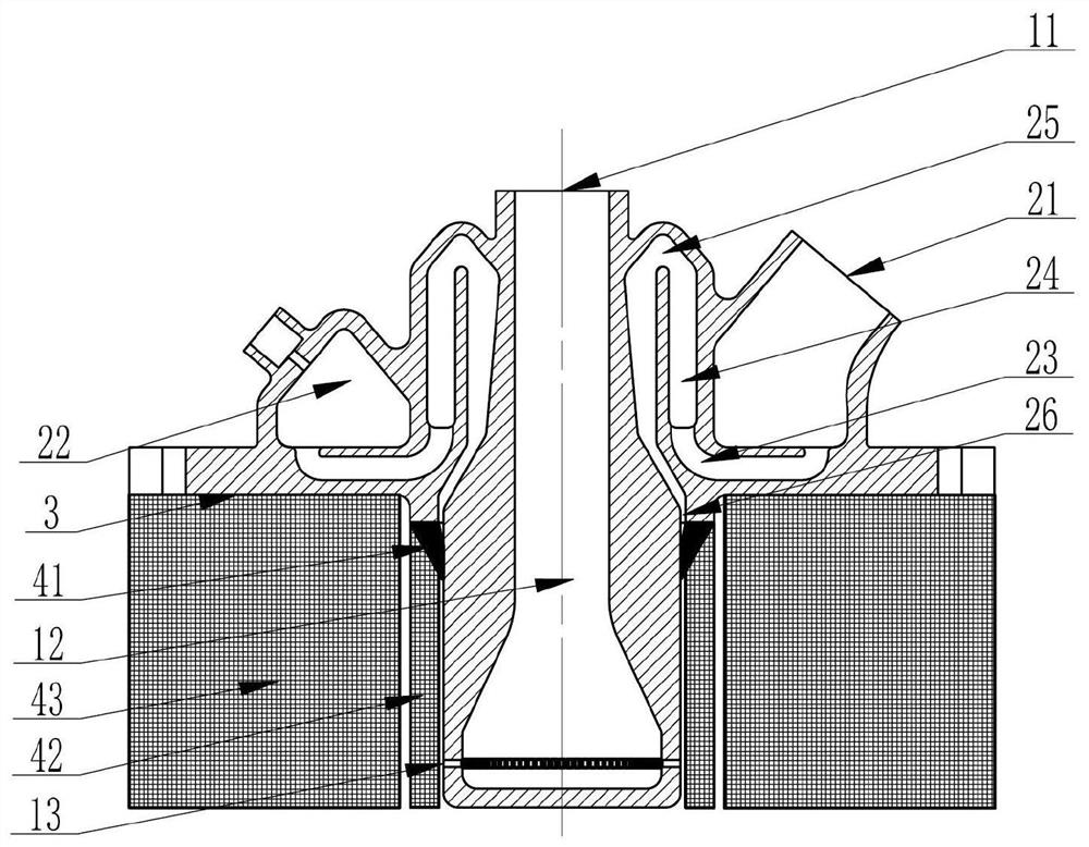 Additive manufacturing method of integrated injector