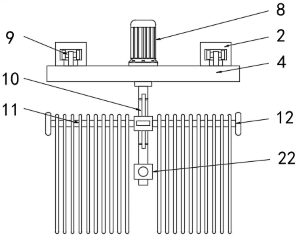 Rapid drying device for fine dried noodle production and processing