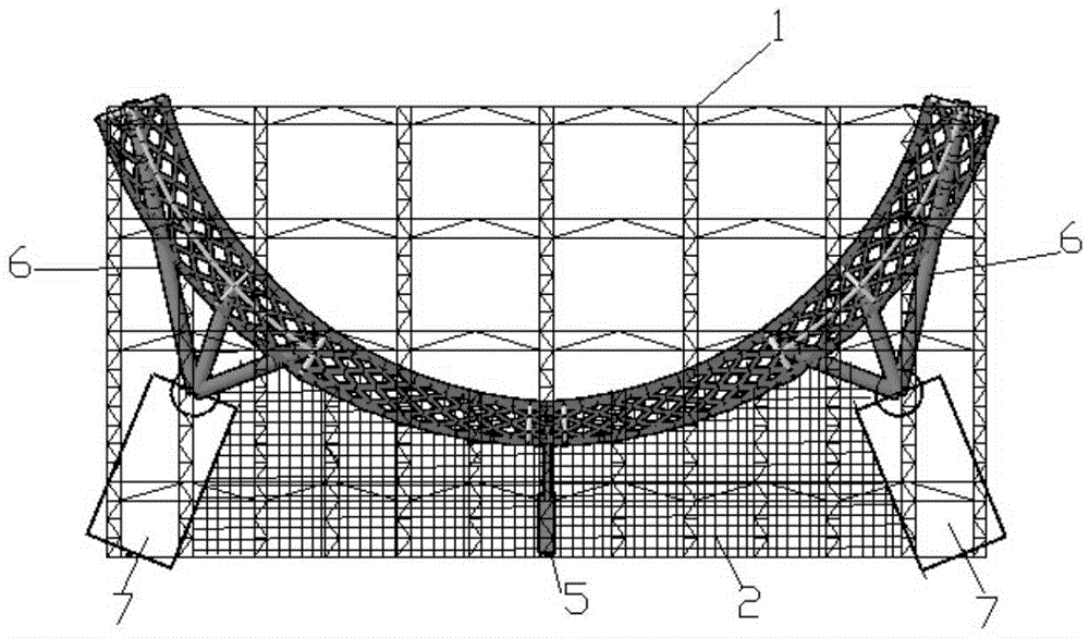 Assembling and support constructing method for wheel discs of sky wheels without axles