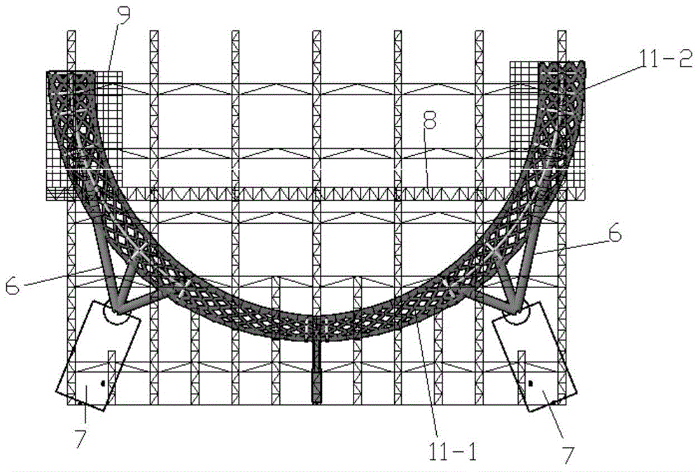 Assembling and support constructing method for wheel discs of sky wheels without axles