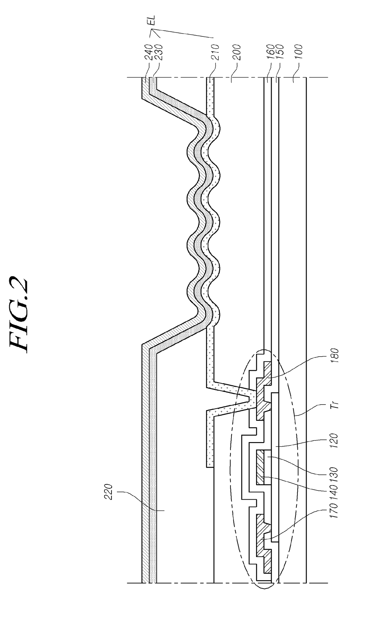 Organic light emitting diode display device and organic light emitting diode thereof