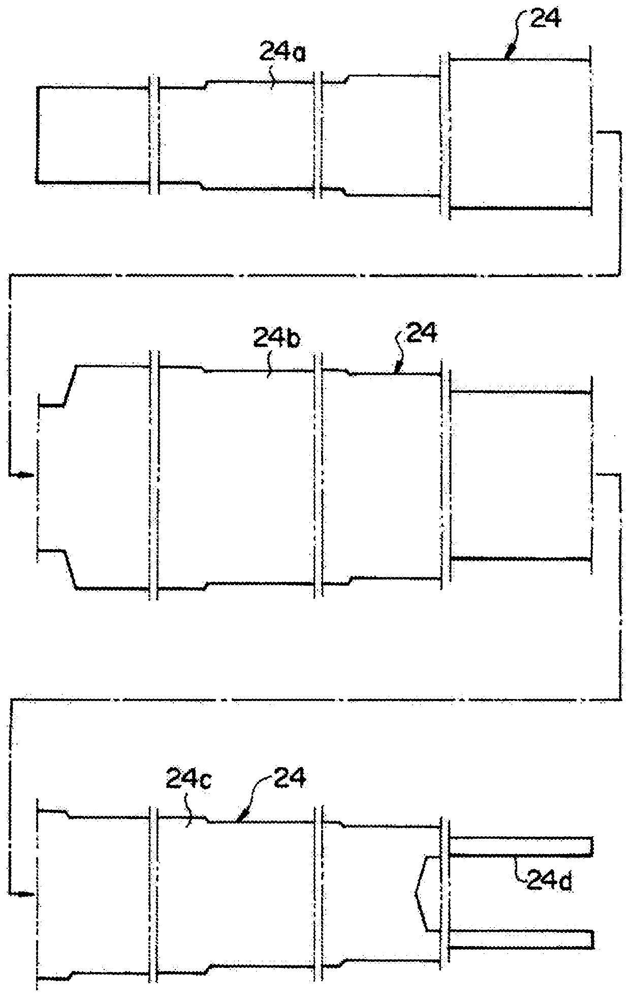 Method and apparatus for winding band-shaped rubber member