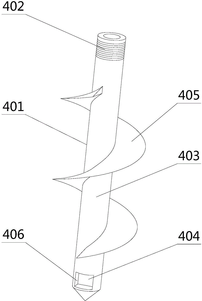 Indoor soft soil powder spraying solidifying device