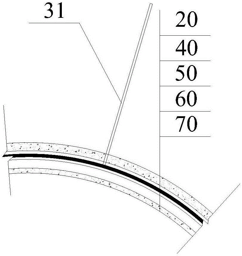 U-shaped steel reinforced composite anchor net support structure for high-stress soft rock tunnel of deep well and construction method thereof