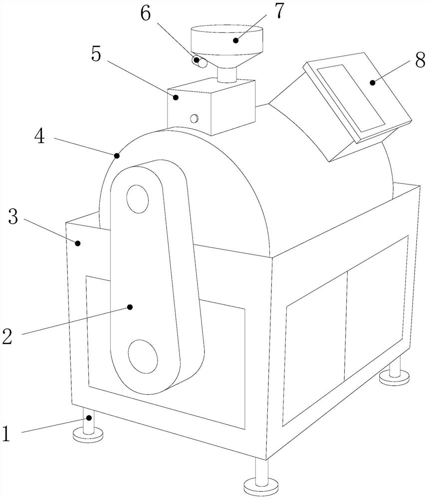 A solid-liquid separator for high-voltage cable manufacturing