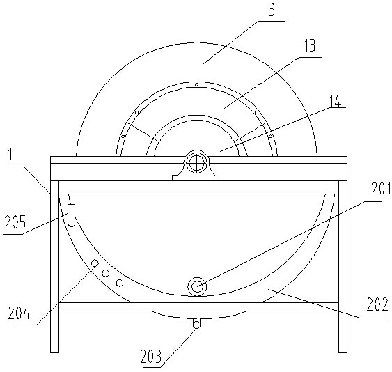 A kind of Eucommia gum separation device