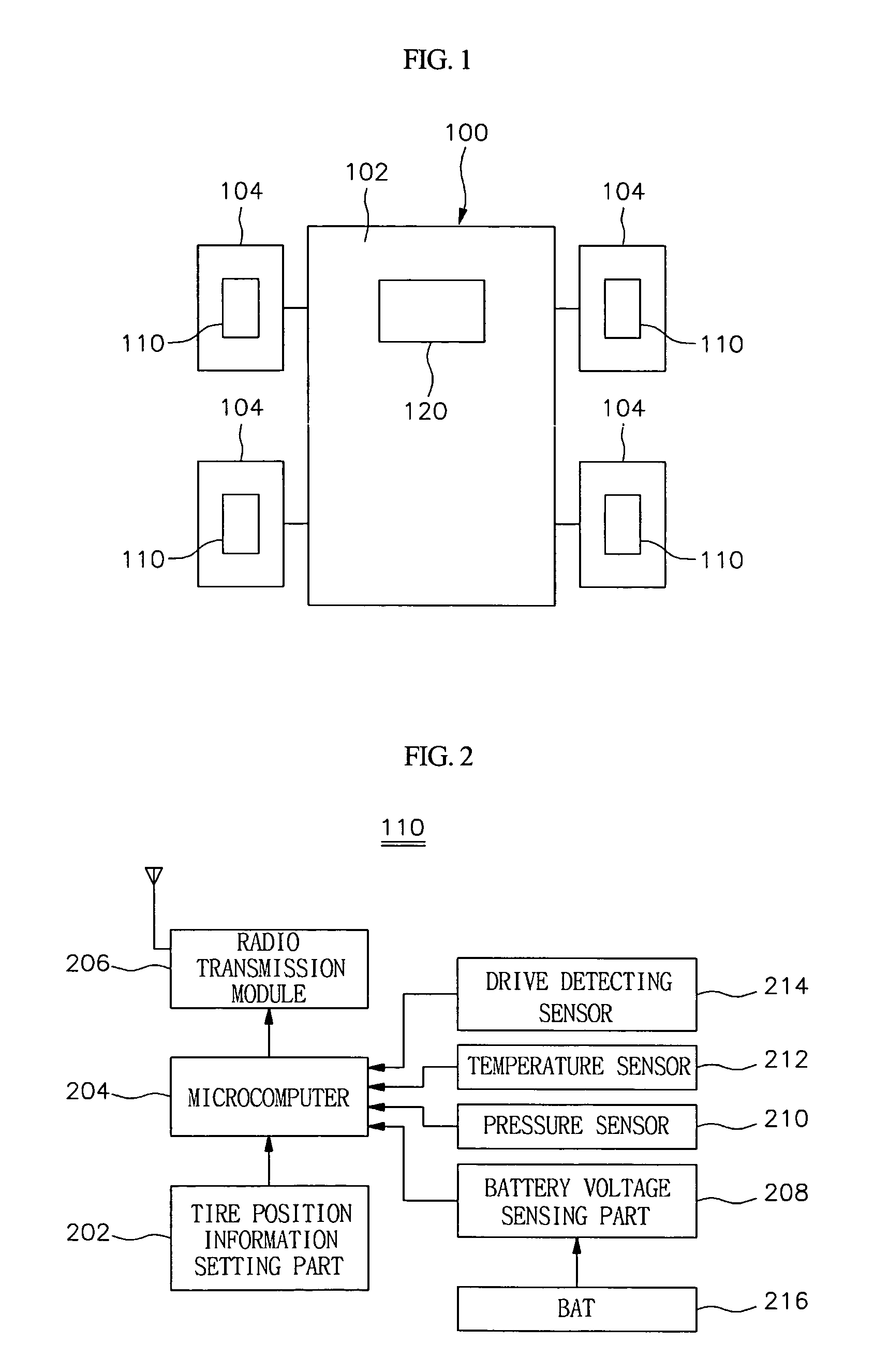 Tire status monitoring system