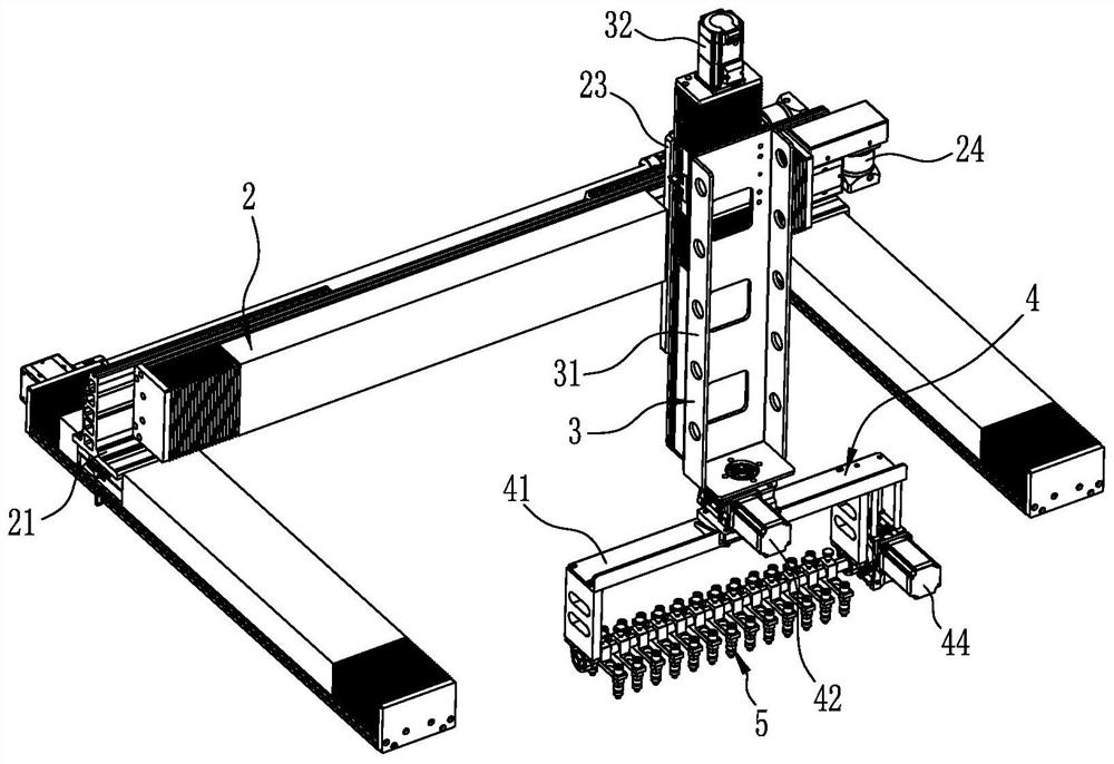 Intelligent magnetic shoe stacking system