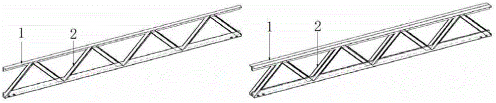 An industrialized prestressed eccentric support system of column-through-type steel structure frame