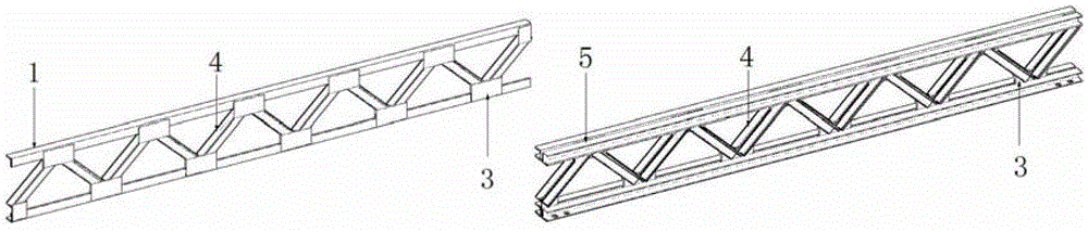 An industrialized prestressed eccentric support system of column-through-type steel structure frame