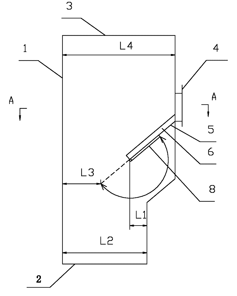 Dust-gas mixing device for semi-dry desulphurization reactors