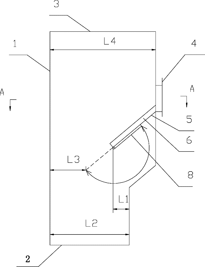 Dust-gas mixing device for semi-dry desulphurization reactors