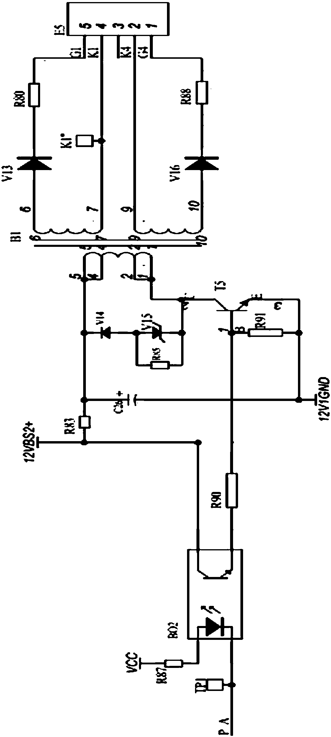 Asynchronous motor soft starter and predictive feedback control method based on same