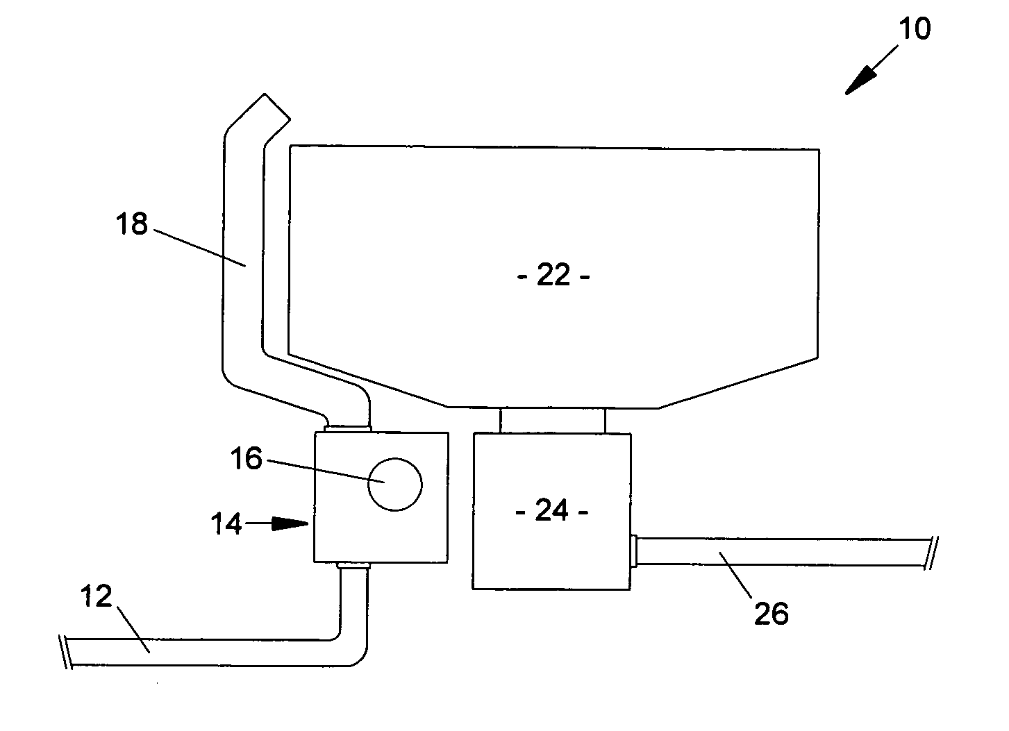 System and method for controlling water flow in a food waste handling system