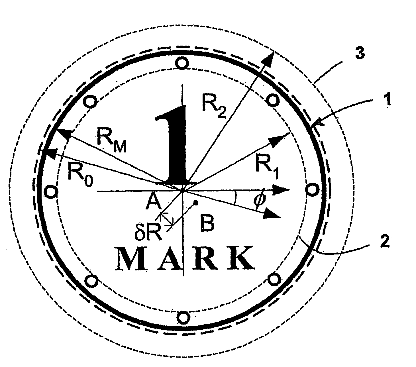 Method for Determining the Exact Center of a Coin Introduced into a Coin Acceptor Unit