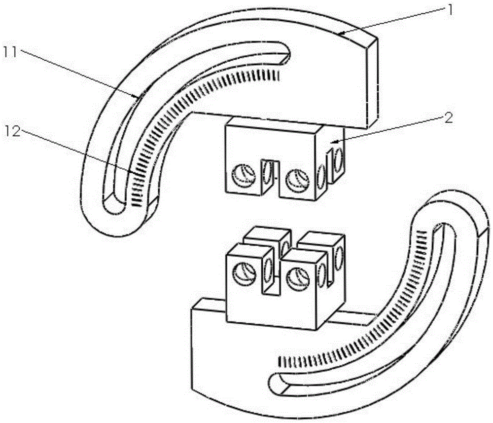 Composite type fracture test loading device