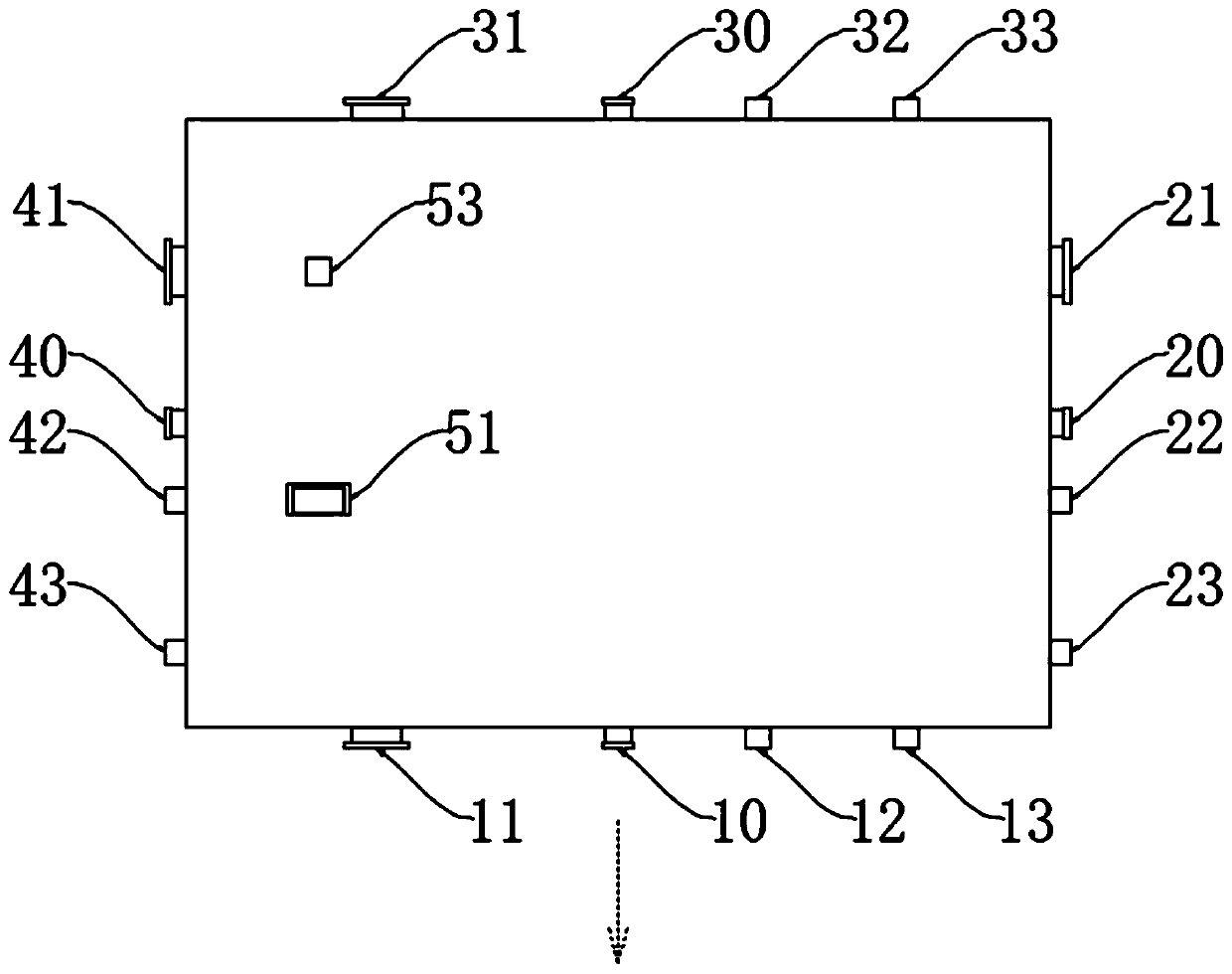 Self-adaptive stealth system and method for square cabin