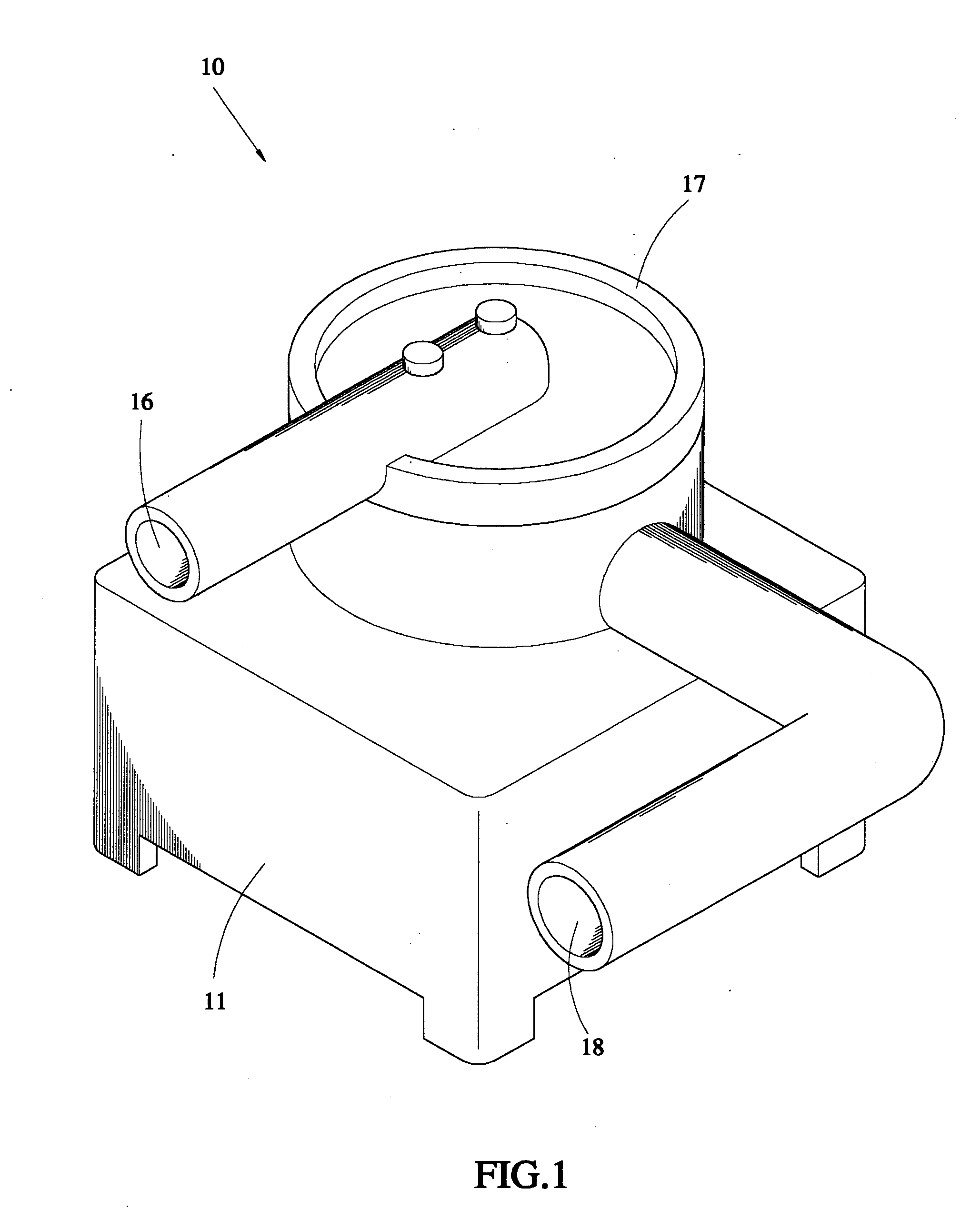 Coolant pumping device