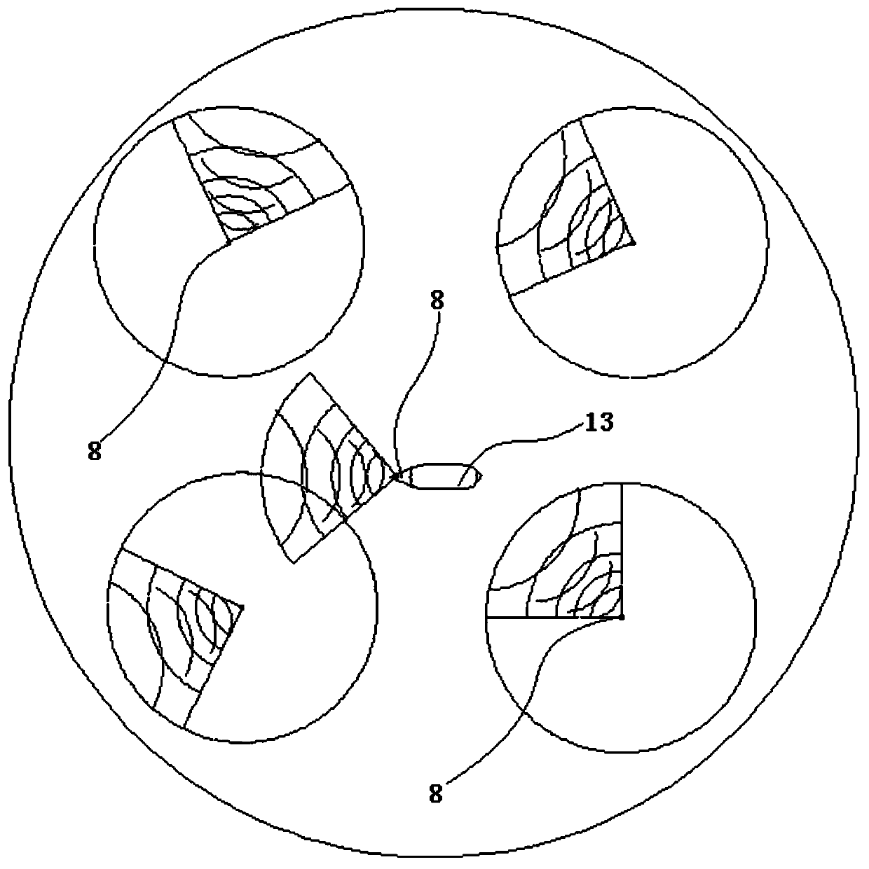 A depth-adjustable self-rotating fish finder, its use method and fish finder array composed of the same