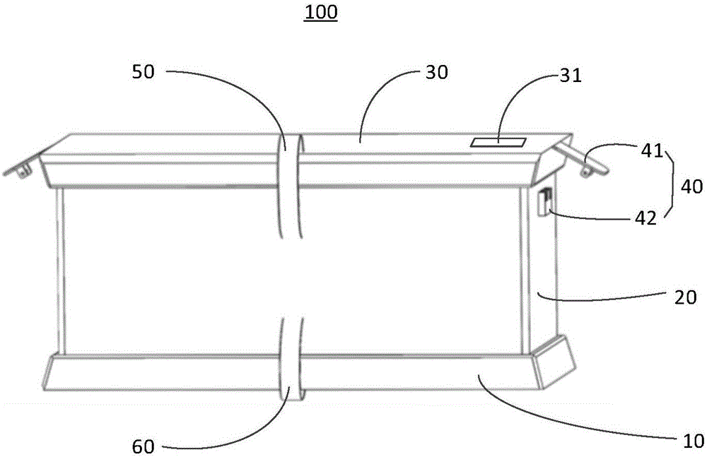 Express delivery box, express delivery box recycling system, express delivery system and express delivery method