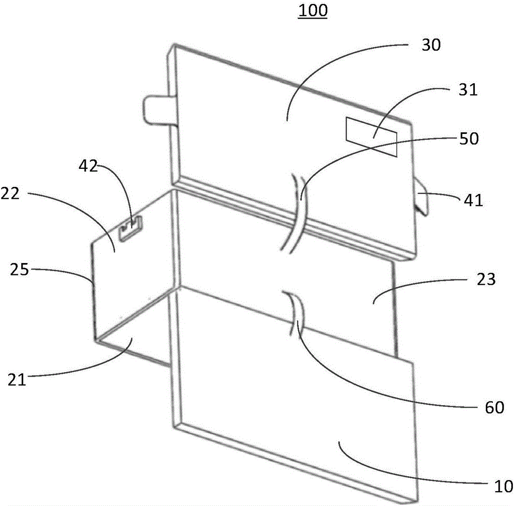 Express delivery box, express delivery box recycling system, express delivery system and express delivery method