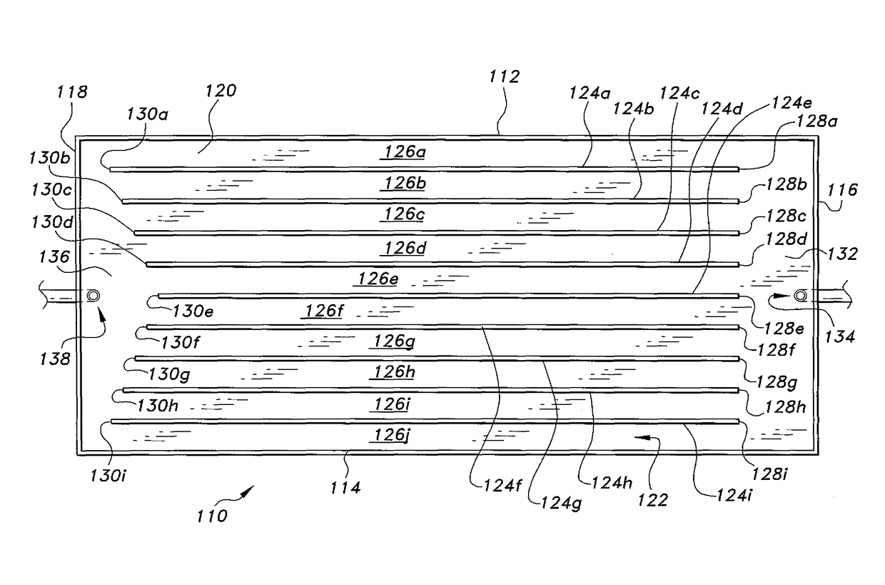 Heat exchanger for photovoltaic panels