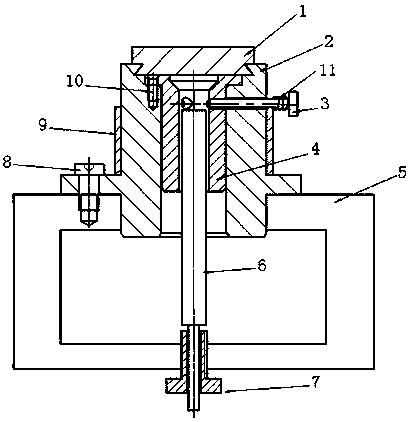 Necking process method and necking tool for titanium alloy self-locking nut