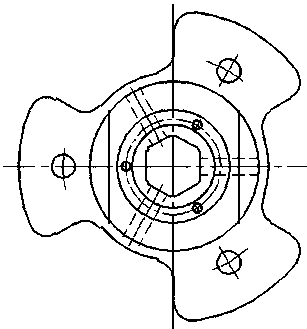 Necking process method and necking tool for titanium alloy self-locking nut