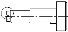 Necking process method and necking tool for titanium alloy self-locking nut