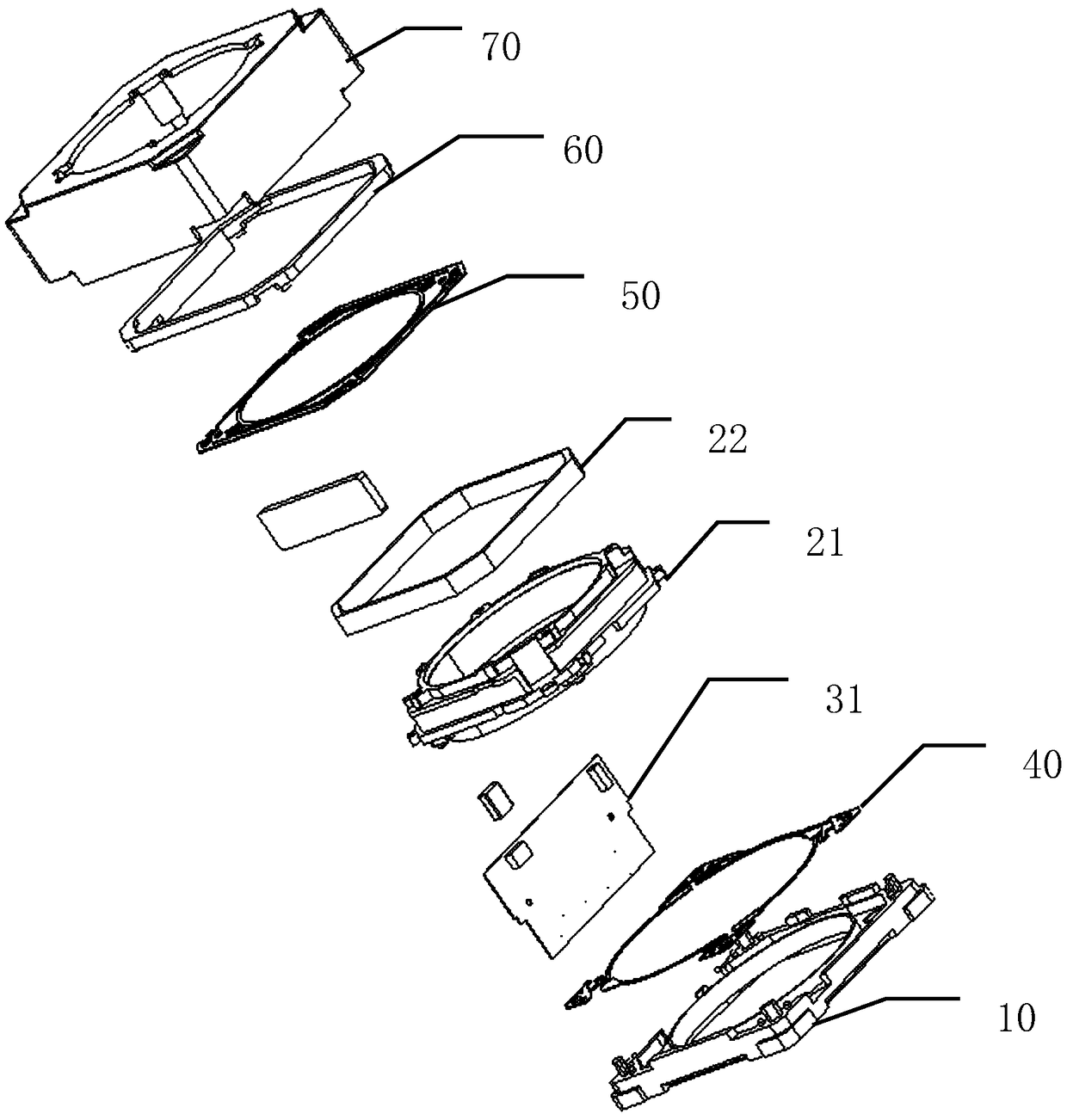 Stable base assembly for closed-loop motor