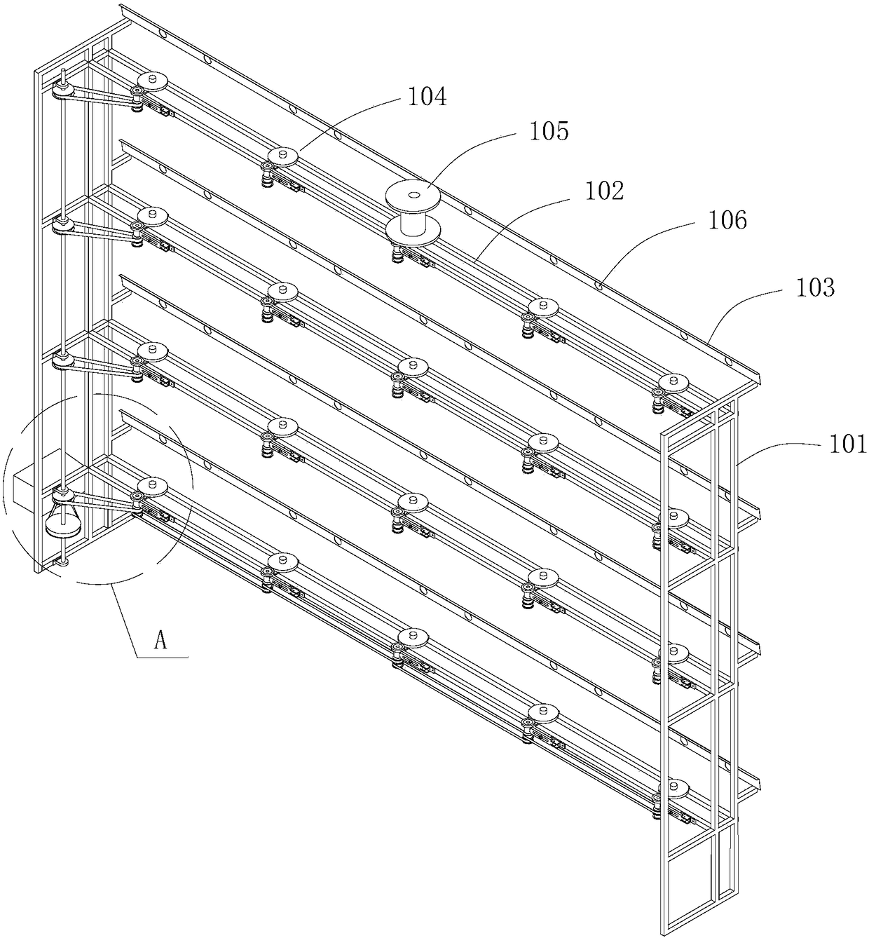 Cotton core bar forming machine