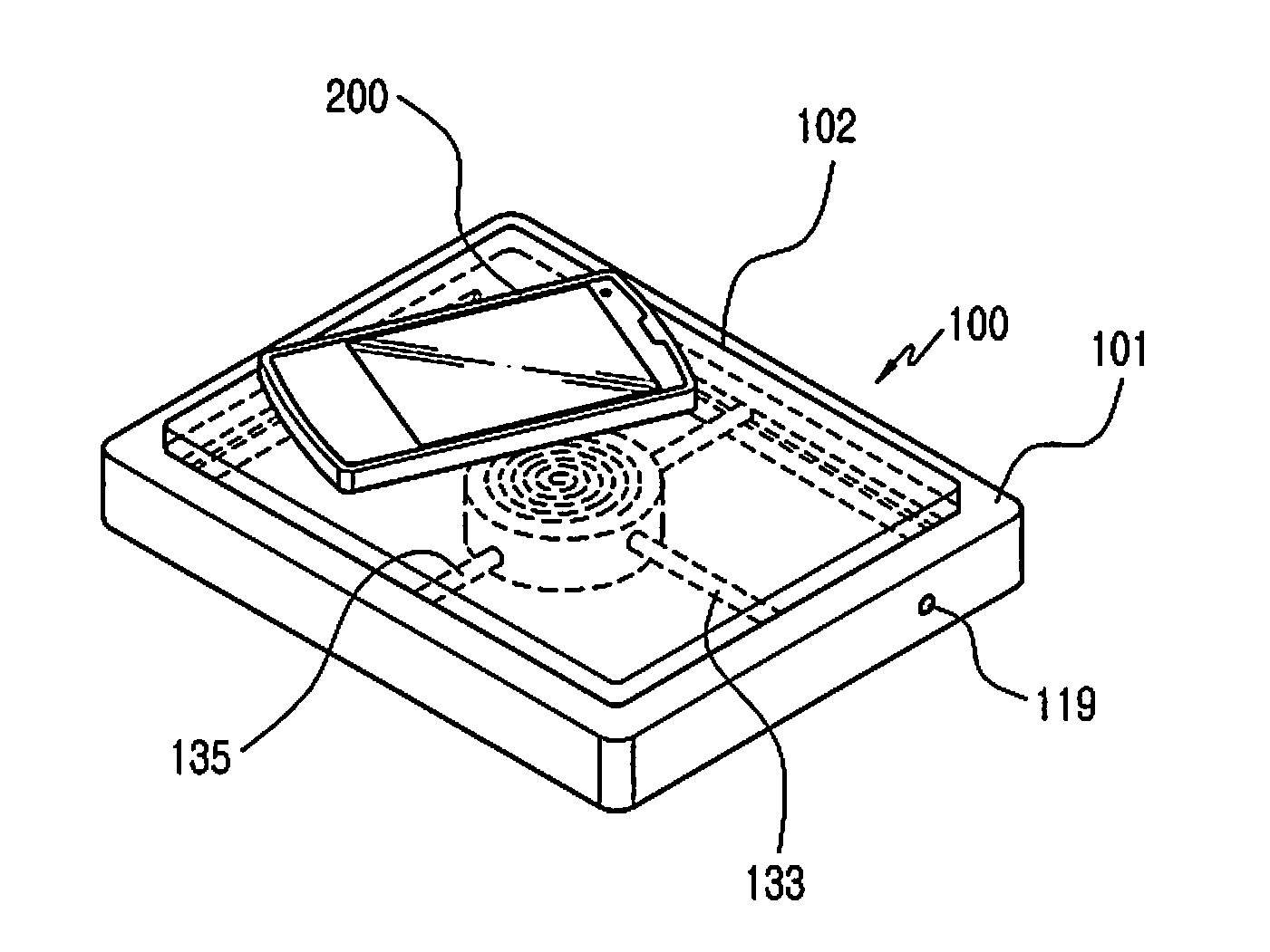 Wireless charger using inductive coupling