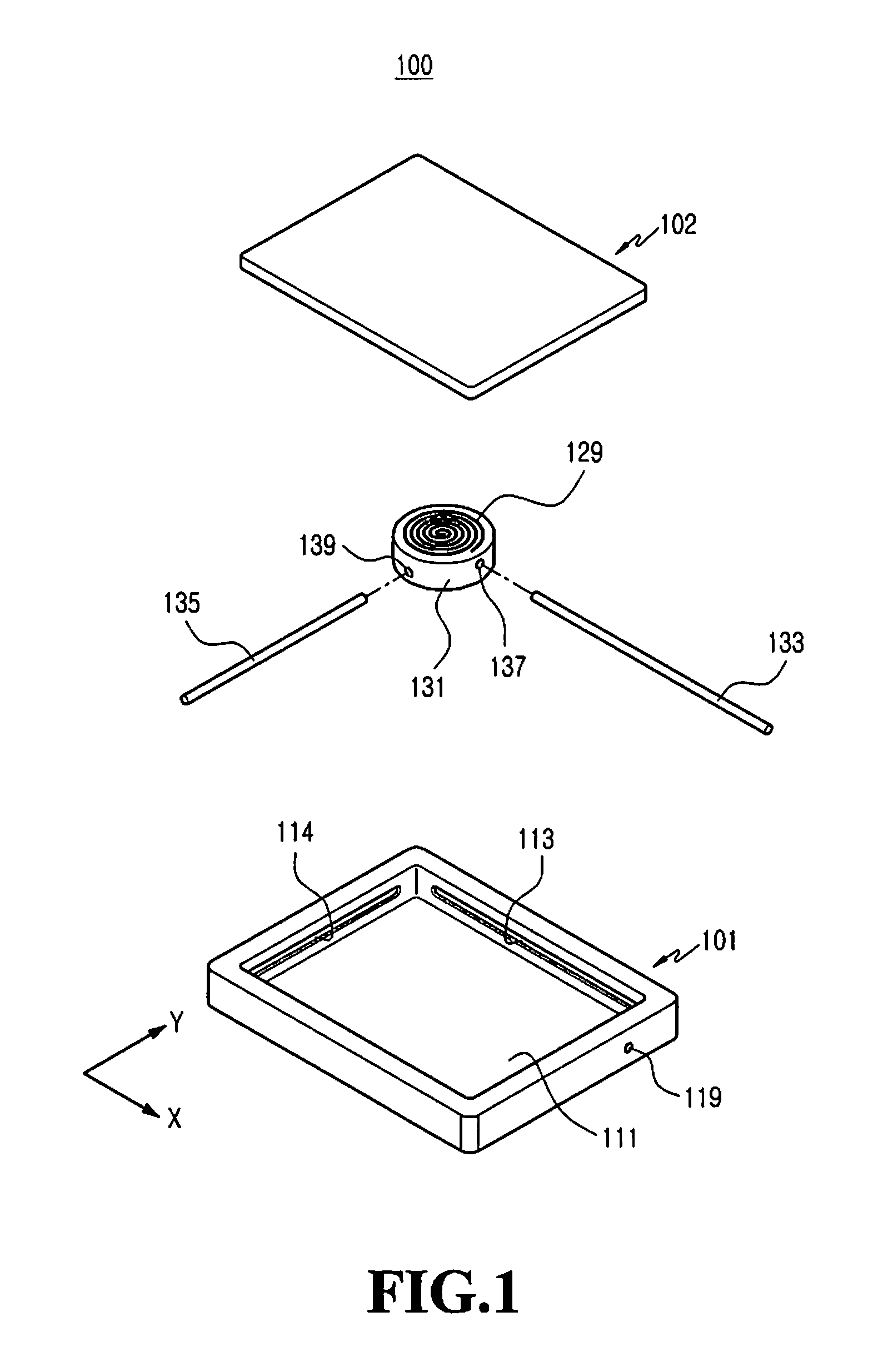 Wireless charger using inductive coupling