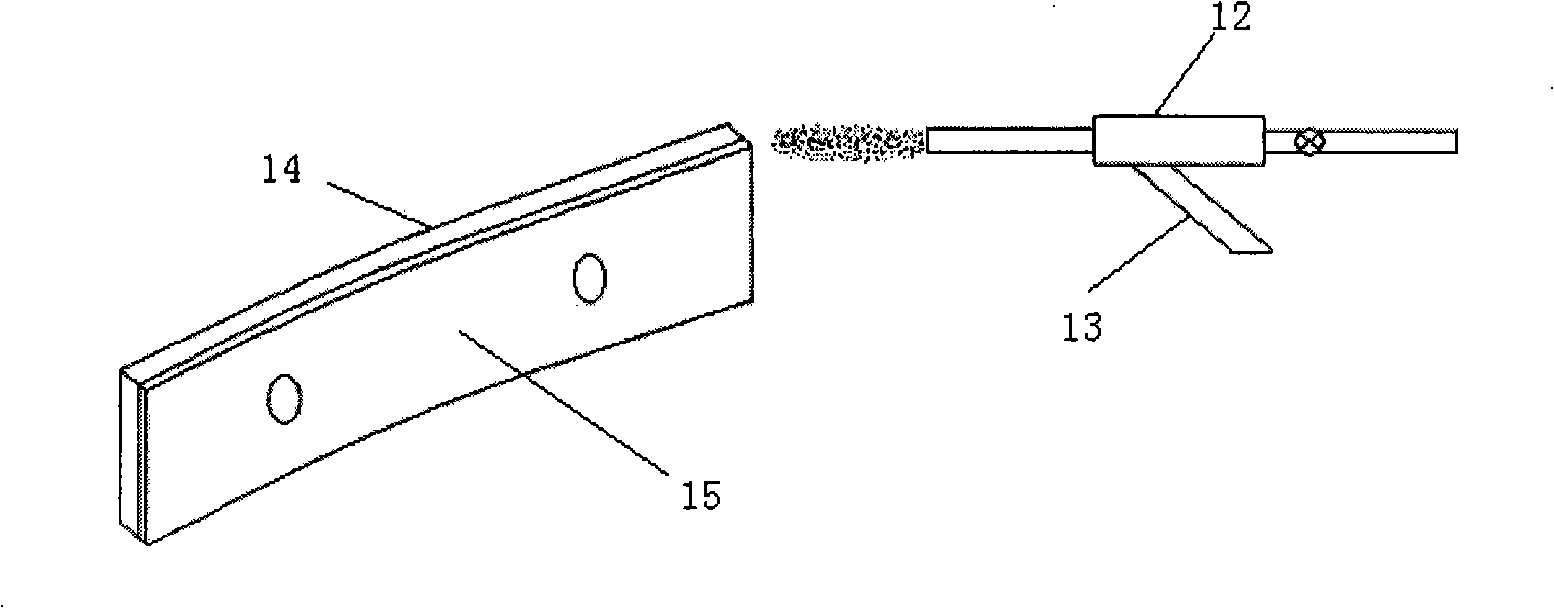 Cleaning method for hot spraying components and device thereof