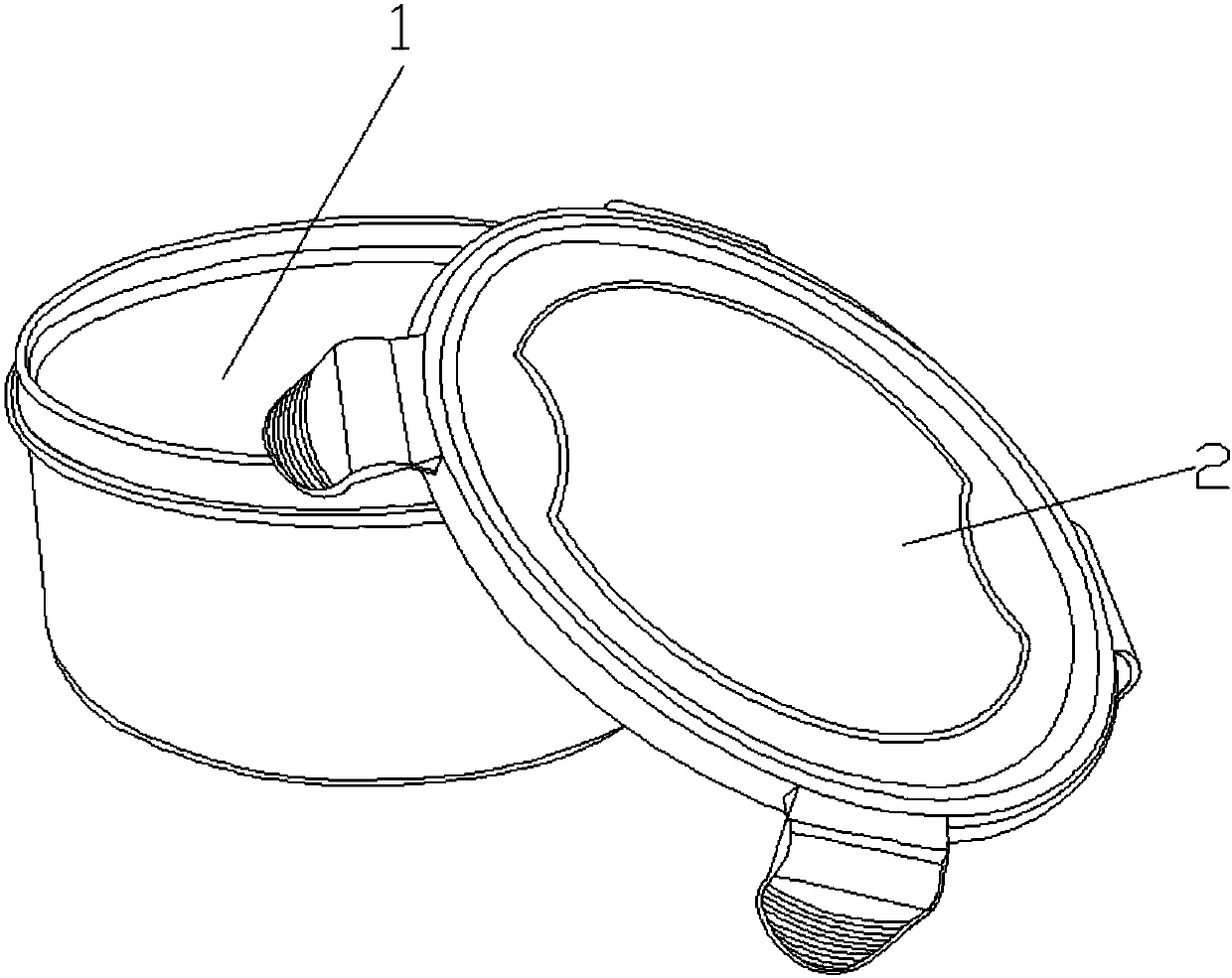 Plastic holding box with self-heating function